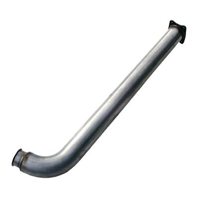 MBRP Exhaust - MBRP GMAL401 Alum Steel 4" Armor Lite Front Pipe 01-04 Silverado/Sierra 2500HD