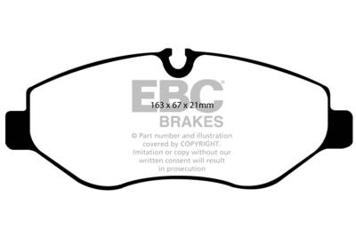 EBC Brakes - EBC Brakes DP61926 6000 Series Greenstuff Truck/SUV Brakes Disc Pads