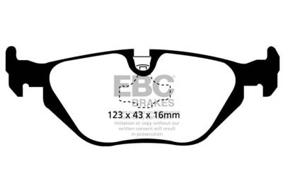 EBC Brakes - EBC Brakes DP31079C Redstuff Ceramic Low Dust Brake Pads