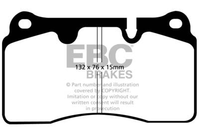 EBC Brakes - EBC Brakes DP31908C Redstuff Ceramic Low Dust Brake Pads