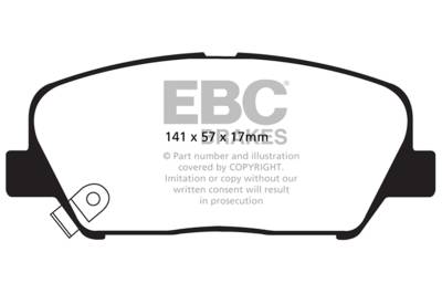 EBC Brakes - EBC Brakes DP41856R Yellowstuff Street & Track Brake Pads