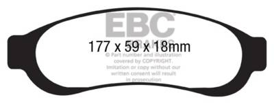 EBC Brakes - EBC Brakes DP41779R Yellowstuff Street & Track Brake Pads