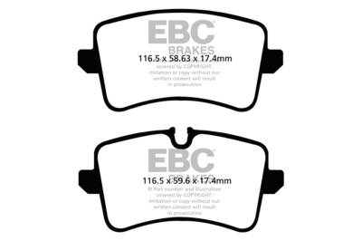 EBC Brakes - EBC Brakes DP32082C Redstuff Ceramic Low Dust Brake Pads
