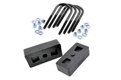 Rough Country Suspension Systems - Rough Country 6581 1" Rear Block/U-Bolt Kit for 97-03 Ford F150