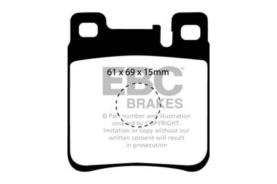 EBC Brakes - EBC Brakes DP4887R Yellowstuff Street & Track Brake Pads