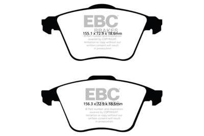 EBC Brakes - EBC Brakes UD9152 Ultimax Brake Pads for 06-13 3 C70 S40 V50