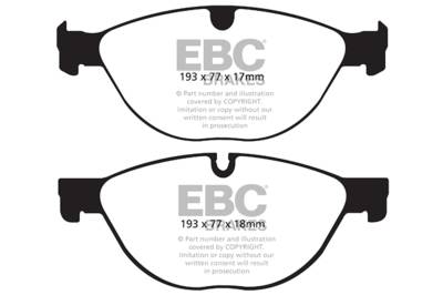 EBC Brakes - EBC Brakes DP32076C Redstuff Ceramic Low Dust Brake Pads
