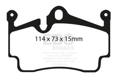 EBC Brakes - EBC Brakes DP41920R Yellowstuff Street & Track Brake Pads