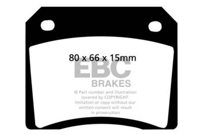 EBC Brakes - EBC Brakes DP2101 Greenstuff 2000 Series Sport Brake Pads