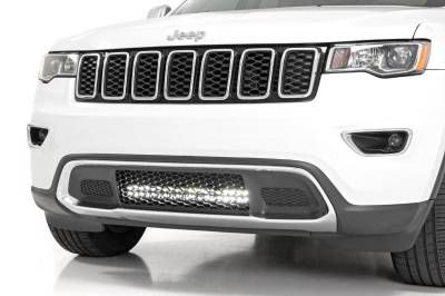 Rough Country Suspension Systems - Rough Country Bumper Mount 20" LED Light Bar Kit for Gr Cherokee WK2 70773DRL