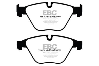 EBC Brakes - EBC Brakes DP32103C Redstuff Ceramic Low Dust Brake Pads