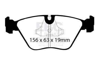 EBC Brakes - EBC Brakes DP4689R Yellowstuff Street & Track Brake Pads