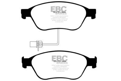 EBC Brakes - EBC Brakes DP41535R Yellowstuff Street & Track Brake Pads