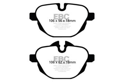 EBC Brakes - EBC Brakes DP32047C Redstuff Ceramic Low Dust Brake Pads