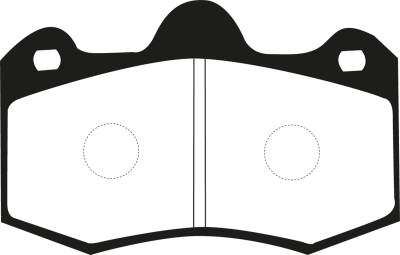 EBC Brakes - EBC Brakes DP3036C Redstuff Ceramic Low Dust Brake Pads