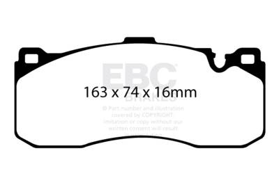 EBC Brakes - EBC Brakes DP31995C Redstuff Ceramic Low Dust Brake Pads for 08-13 135i 135is