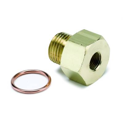 AutoMeter - AutoMeter 2268 Fitting Adapter Metric M16x1.5 Male To 1/8" NPT Female Brass