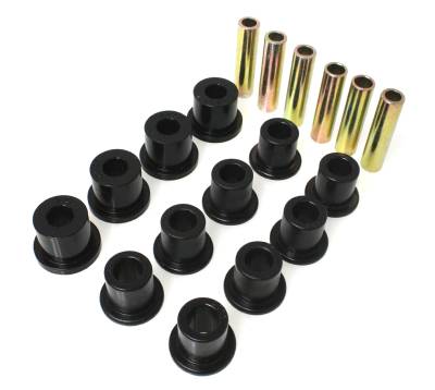 Energy Suspension - Energy Suspension 2.2119G Leaf Spring Bushing Set Polyurethane Black
