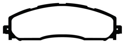 EBC Brakes - EBC Brakes DP63016 6000 Series Greenstuff Truck/SUV Brakes Disc Pads
