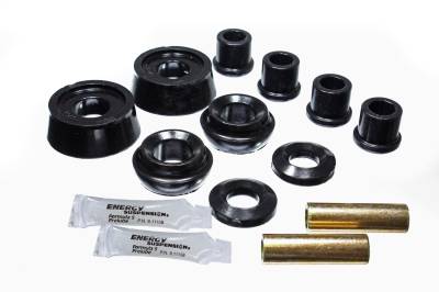 Energy Suspension - Energy Suspension 5.3129G Front Control Arm Bushing Set Polyurethane Black
