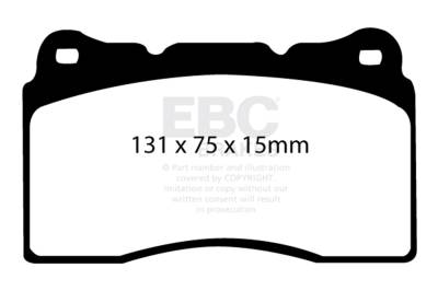 EBC Brakes - EBC Brakes DP21210 Greenstuff 2000 Series Sport Brake Pads