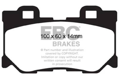 EBC Brakes - EBC Brakes S6KR1094 S6 Kits Bluestuff & GD Rotors for M37/M56/Q50/Q70/Q70L