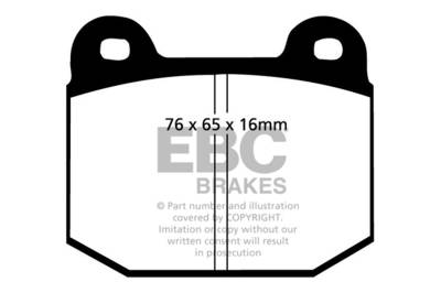 EBC Brakes - EBC Brakes DP2197 Greenstuff 2000 Series Sport Brake Pads