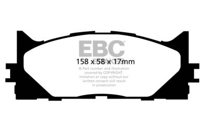 EBC Brakes - EBC Brakes DP21790 Greenstuff 2000 Series Sport Brake Pads