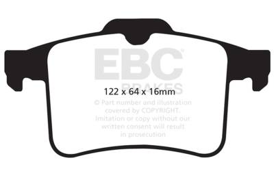 EBC Brakes - EBC Brakes DP42059R Yellowstuff Street & Track Brake Pads
