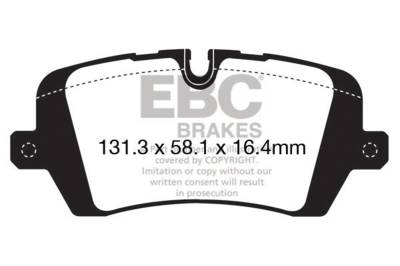 EBC Brakes - EBC Brakes DP62161 6000 Series Greenstuff Truck/SUV Brakes Disc Pads