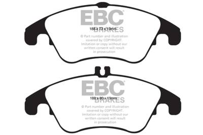 EBC Brakes - EBC Brakes DP31991C Redstuff Ceramic Low Dust Brake Pads