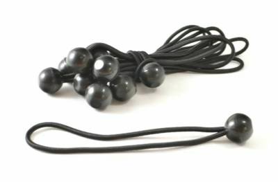 Steinjager - Steinjager J0043458 Black 8Pc Door Cover Replacement Bungee Balls for Jeep