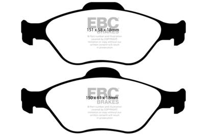 EBC Brakes - EBC Brakes DP2197/2 Greenstuff 2000 Series Sport Brake Pads