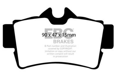 EBC Brakes - EBC Brakes DP31156/2C Redstuff Ceramic Low Dust Brake Pads for 94-04 Mustang