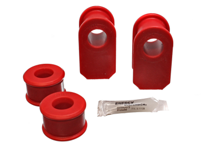Energy Suspension - Energy Suspension 4.5142R Sway Bar Bushing Set Front Polyurethane Red