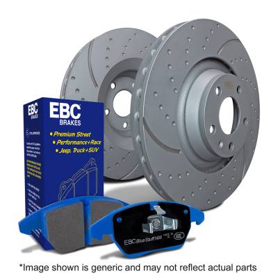 EBC Brakes - EBC Brakes S6KF1133 S6 Kits Bluestuff & GD Rotors for 10-17 Cayenne