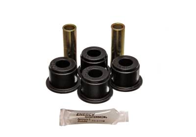 Energy Suspension - Energy Suspension 2.2111G Shackle Bushing Set Rear Polyurethane Black