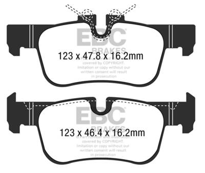 EBC Brakes - EBC Brakes DP22235 Greenstuff 2000 Series Sport Brake Pads