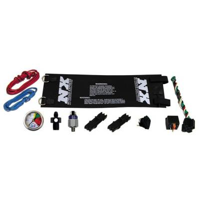 Nitrous Express - Nitrous Express 15939 HD Automatic Bottle Heater Kit 4AN w/Nitrous Gauge