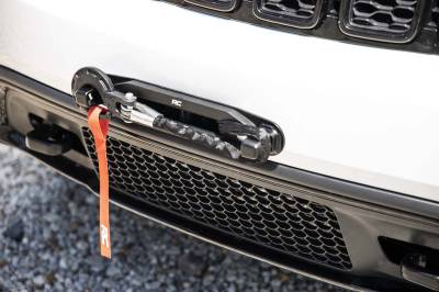 Rough Country Suspension Systems - Rough Country Winch Hook Mount for Standard Winch Hawse Fairlead Black RS140