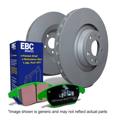 EBC Brakes - EBC Brakes S11KF1427 S11 Kits Greenstuff 2000/RK Rotors