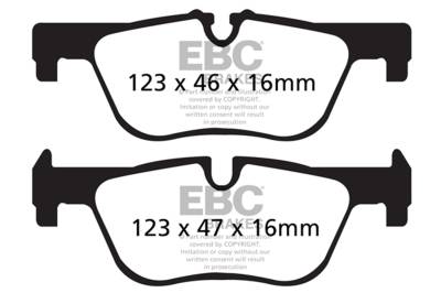 EBC Brakes - EBC Brakes DP22132 Greenstuff 2000 Series Sport Brake Pads