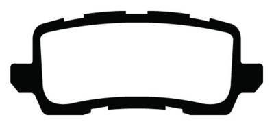 EBC Brakes - EBC Brakes DP43018R Yellowstuff Street & Track Brake Pads