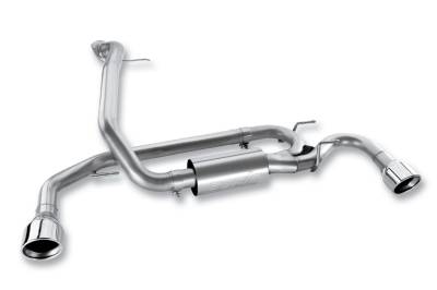 Borla - Borla 11786 S-Type Axle-Back Exhaust Split Rear Exit 10-13 Mazda 3 2.5/2.3L