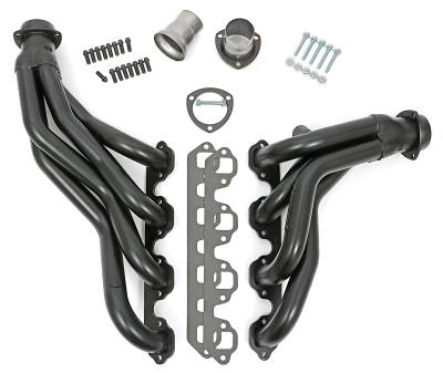 Hedman Hedders - Hedman 89460 Uncoated Mid-Length Headers for 88-97 Ford F150/F250/F350 w/7.5L