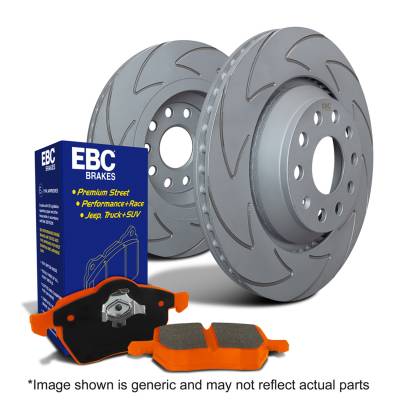EBC Brakes - EBC Brakes S7KF1035 S7 Kits Orangestuff & BSD Rotors