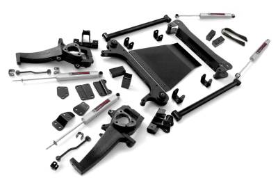 Rough Country Suspension Systems - Rough Country 380.20 4" Suspension Lift Kit for 02-05 RAM 1500 4WD