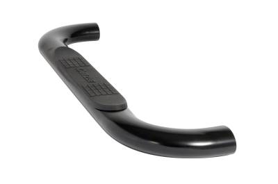 Dee Zee - Dee Zee DZ372519 Textured Black Steel Side Steps 4" Oval Cab Length