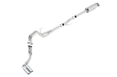 Borla - Borla Exhaust 140619 ATAK Cat-Back Exhaust Truck Side Exit for 15-20 Ford F150