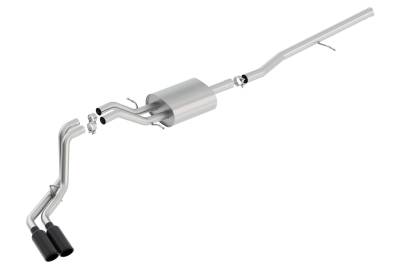 Borla - Borla Exhaust 140550BC S-Type Cat-Back System for 14-16 Silverado/Sierra 1500